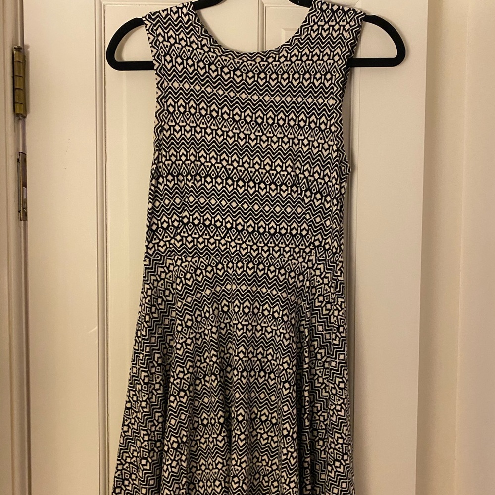 Vans Black and White Skater Dress